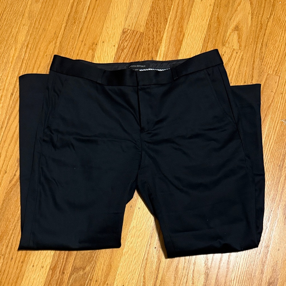 Banana Republic Black Tailored Dress Pants